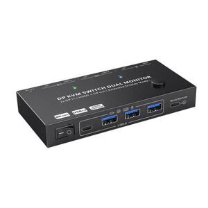 KC-KVM212DH 4K 60HZ USB3.0 DP Dual Display KVM Switcher with MST Dual Screen